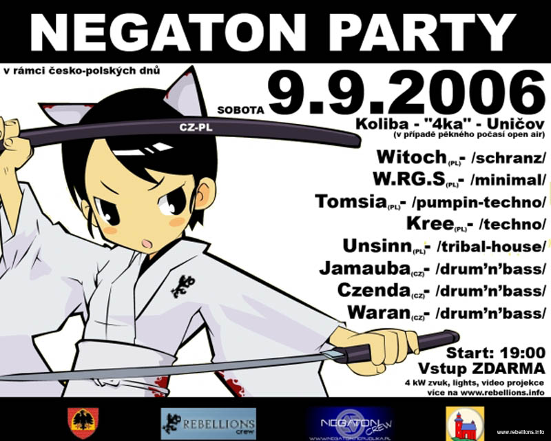 Negaton Party - Uničov / Koliba - 9.9.2006