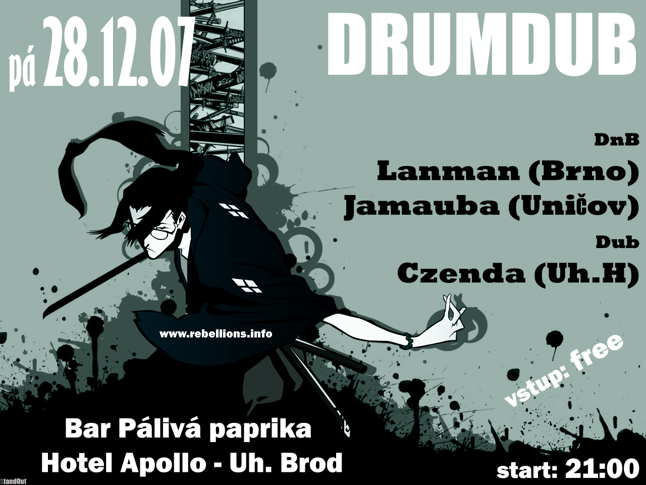 DrumDub - Uherský Brod / Pálivá paprika - 28.12.2007