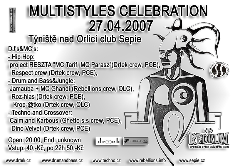 Multistyles Celebration a Čarodky - Týniště nad Orlicí / Sépie - 27.-28.4.2007