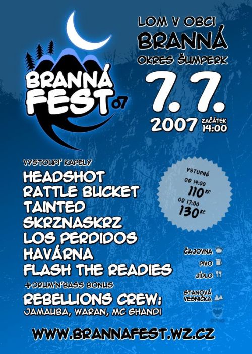 Branná Fest - Branná u Šumperka / Lom - 7.7.2007