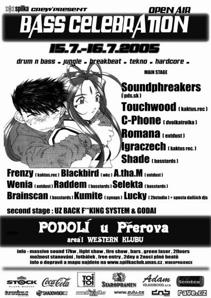 Report: Bass Celebration - Podolí u Přerova a Sovadina - 15.-17.7.2005