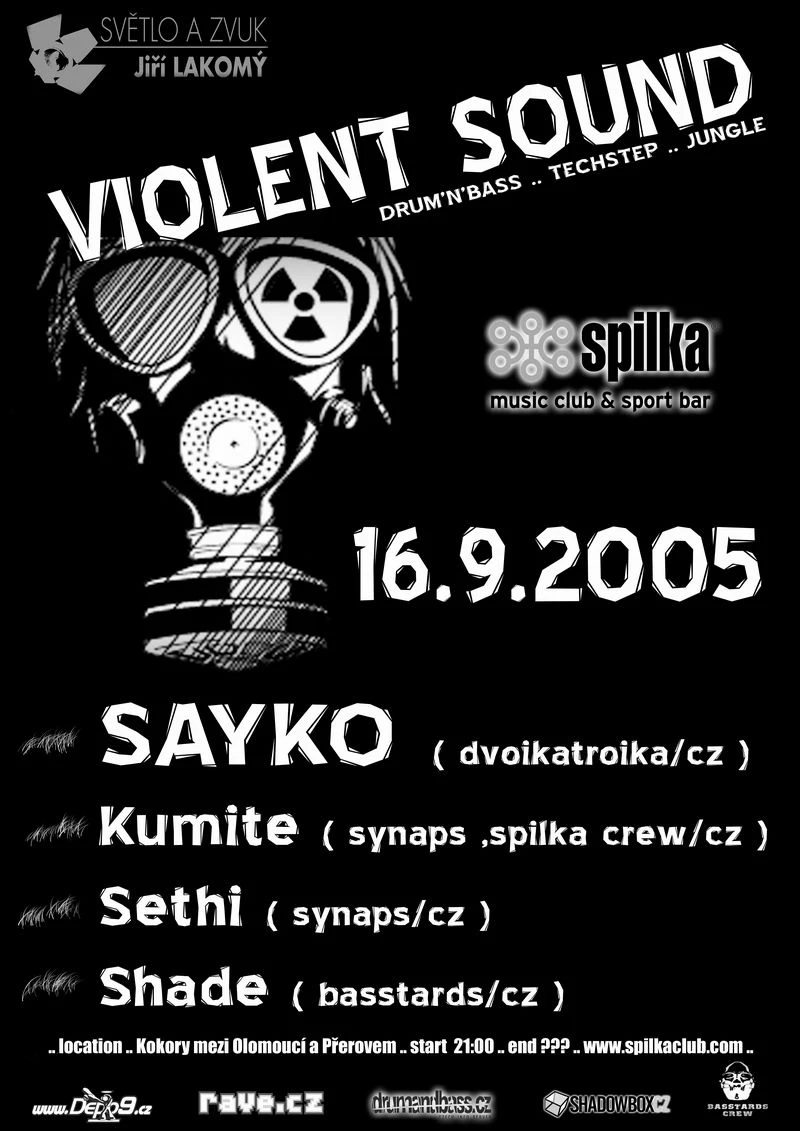 Report: Violent Sound - Kokory, Spilka - 16.9.2005