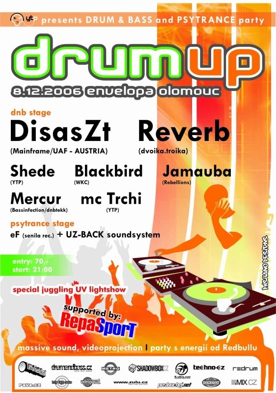 Report: Drum Up 4 - Olomouc, Envelopa - 8.12.2006
